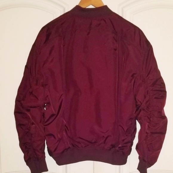 Victoria's Secret PINK Flight Jacket Bomber Jacket Vintage Zip up Nylon NWT - Picture 4 of 14